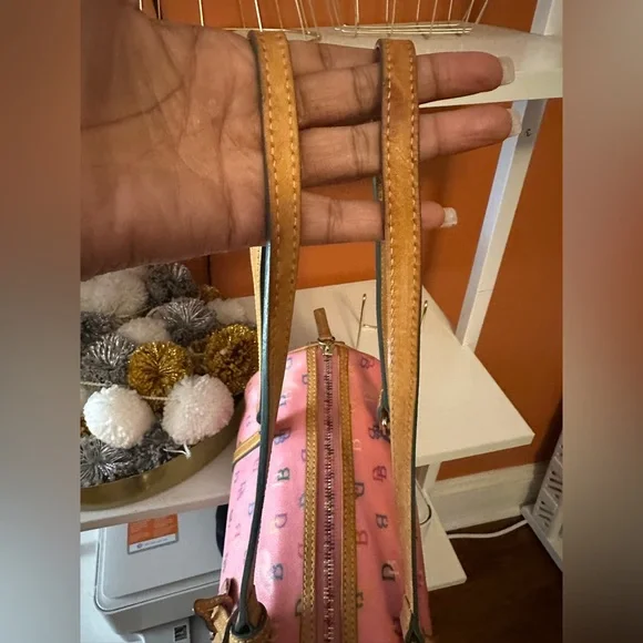 Dooney & Bourke Pink Multicolor Shoulder Bag - Picture 9 of 14